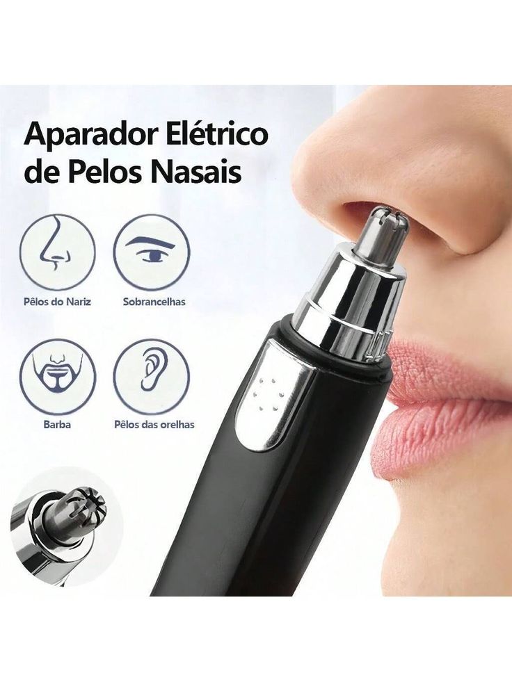 Depilador Nasal Eléctrico Multifuncional